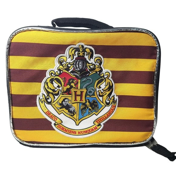 Harry Potter Other - Harry Potter Lunch Bag Hogwarts Castle Crest Lunch Box Gryffindor Colors